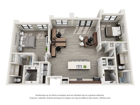 Live+Work+Play 2bd 1ba